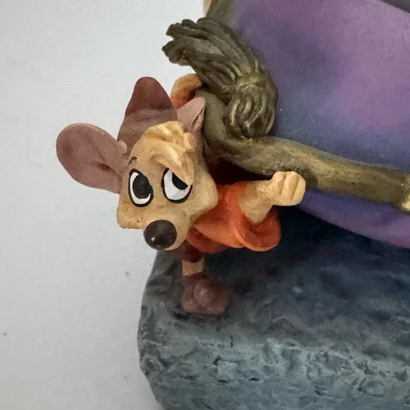 Disney’s Cinderella Glass Slipper Snowglobe with Jaq ,Gus, Suzy & Perla - Picture 8 of 11